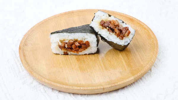 Black Pepper Pork Onigiri