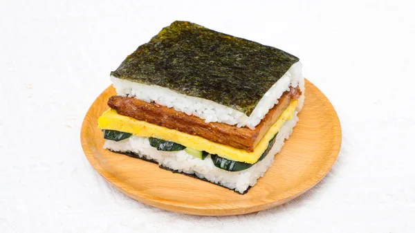 Char-Grilled Pork Chop Onigiri