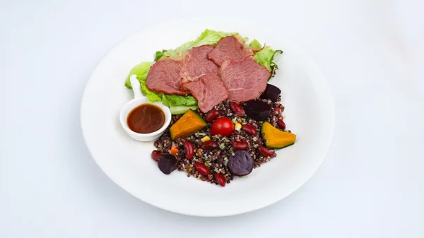 Japanese-Style Beef & Grain Salad
