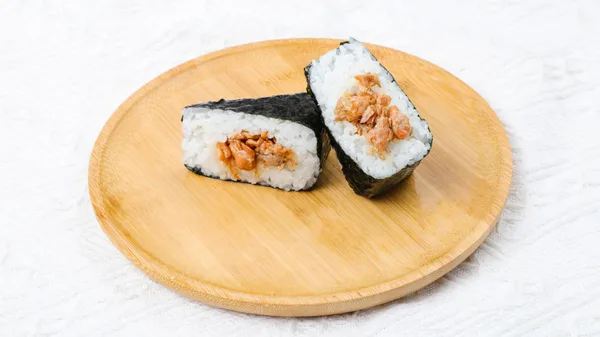 Salt-Grilled Salmon Onigiri