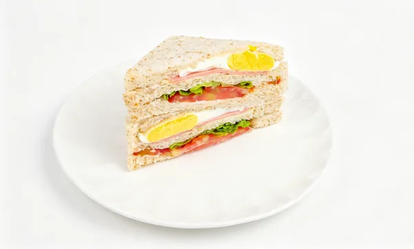 Wholesome Ham & Egg Salad Sandwich